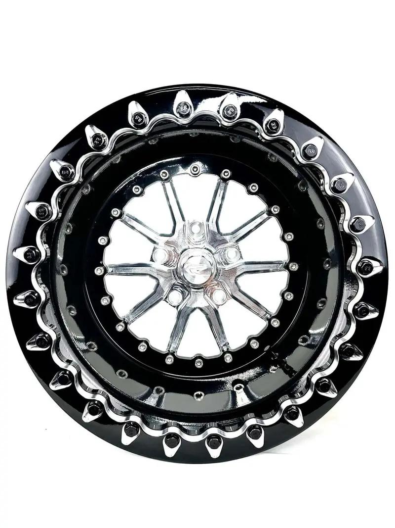Packard Performance Polaris Rzr Pro R S5 - Beadlock - Silver 5X4.5 By Ultra-Light 1