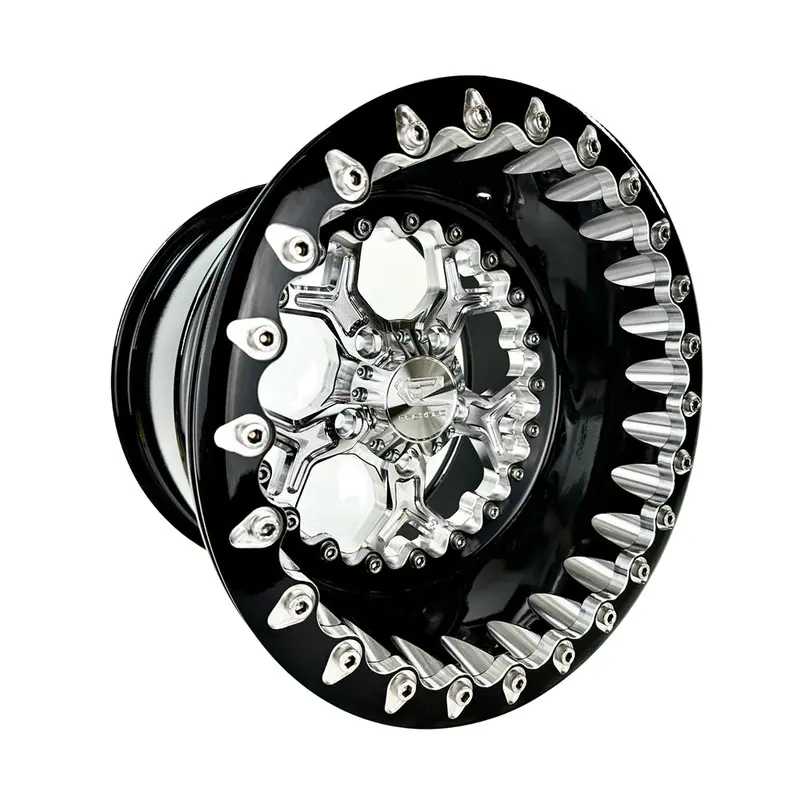 Packard Performance Pro 5 Ff Forged Beadlock Wheel (5 Lug) - Silver 1