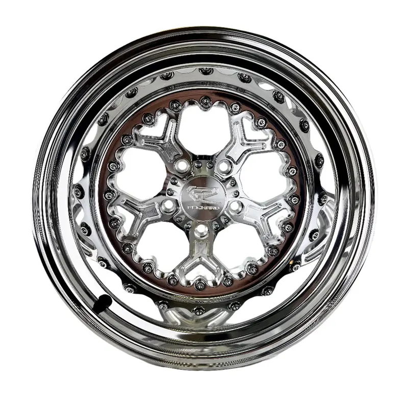 Packard Performance Pro 5 Ff Forged Beadlock Wheel (5 Lug) - Silver 2