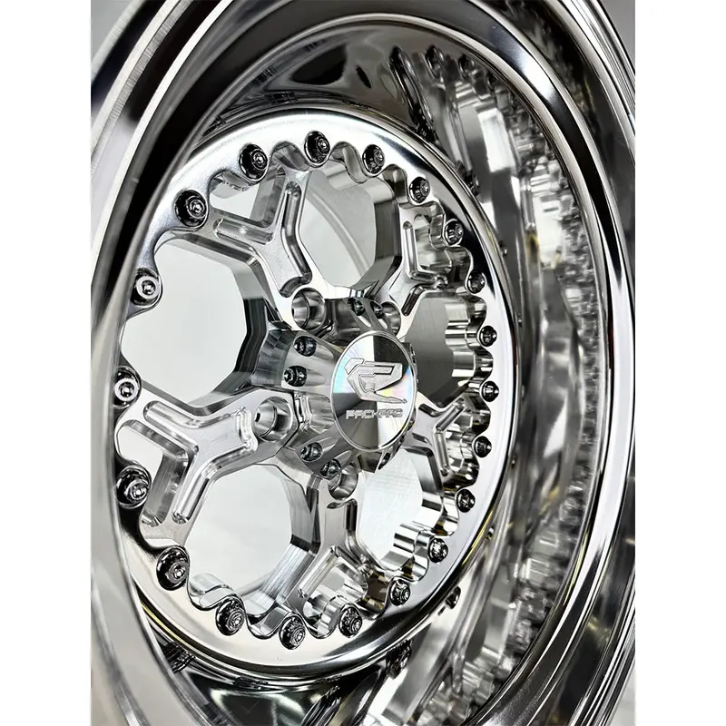Packard Performance Pro 5 Ff Forged Beadlock Wheel (5 Lug) - Silver 3