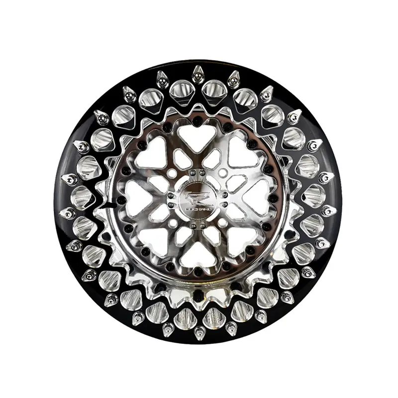 Packard Performance V2 Ff Forged Polished Beadlock Wheel - Silver 2