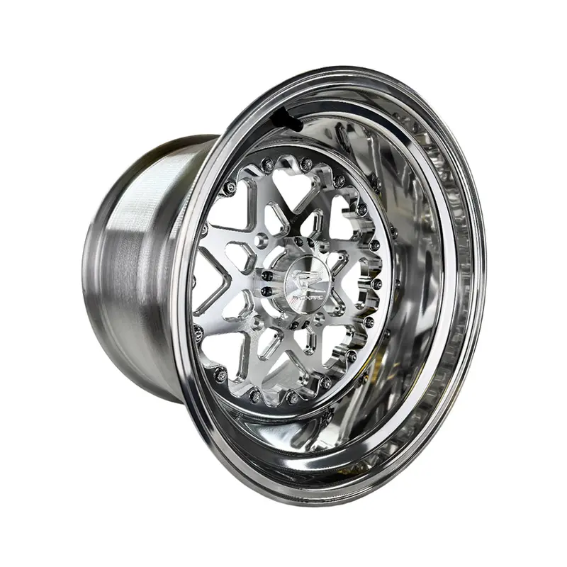 Packard Performance V2 Ff Forged Polished Wheel - Silver 1