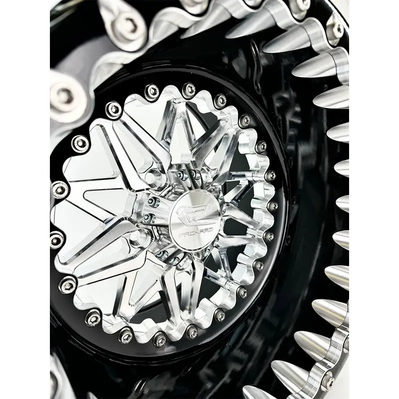 Packard Performance Wishbone Ff Forged Polished Beadlock Wheel (5 Lug) - Silver 3