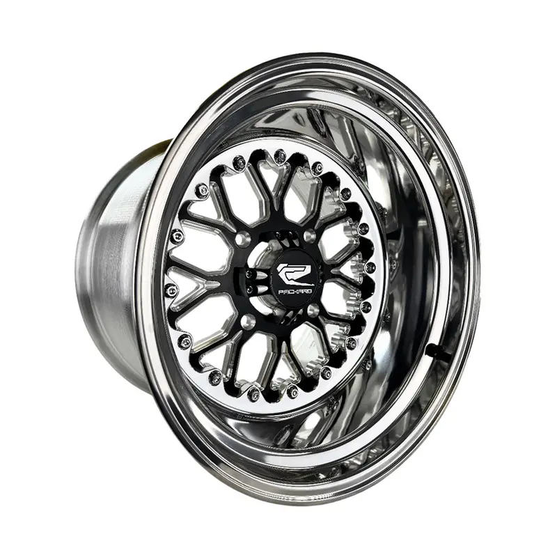 Packard Performance Wishbone Ff Forged Polished Wheel - Gloss Black 1