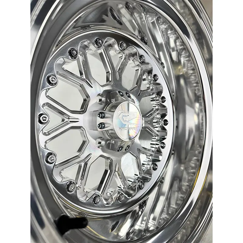 Packard Performance Wishbone Ff Forged Polished Wheel - Silver 3