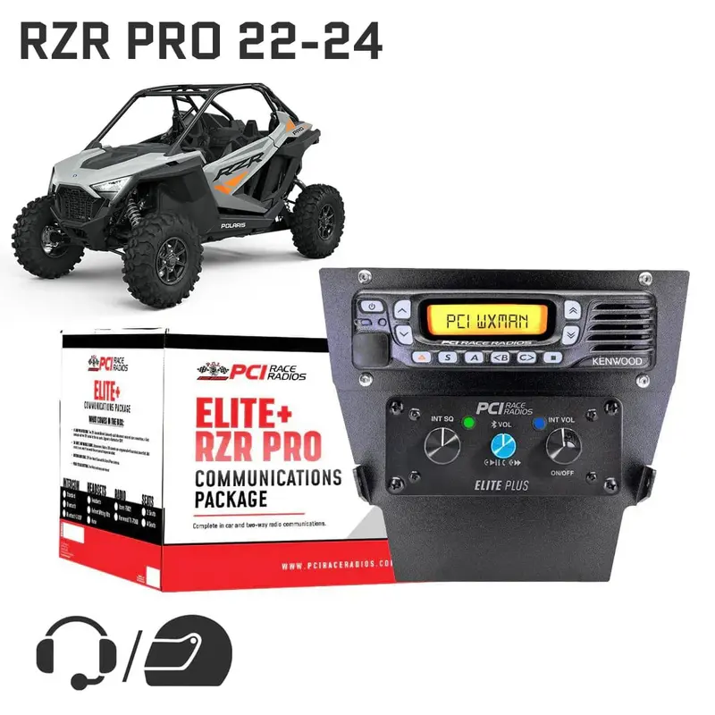 Pci Race Radios '22-'24 Polaris Rzr Pro Xp/R Elite Complete Communications Package 1