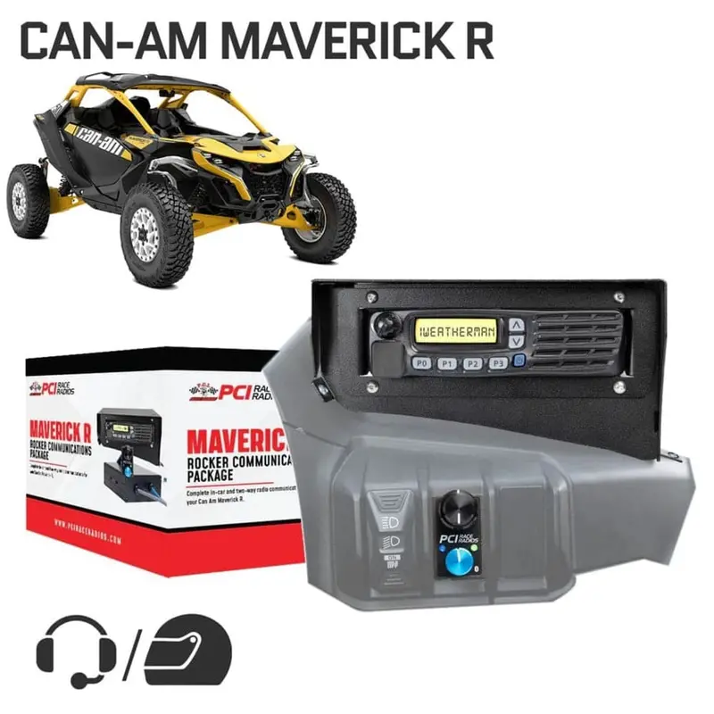 Pci Race Radios Can-Am Maverick R Utv Rocker Communications Package 1