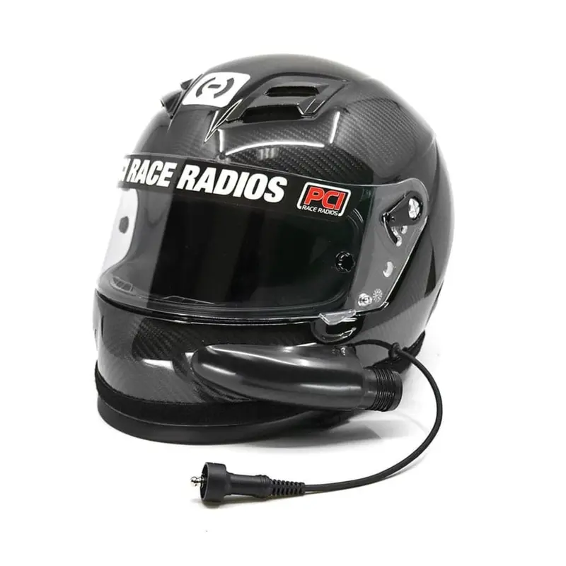 Pci Race Radios Elite Wired Hjc H10 Carbon Sa2020 Helmet W/ Raceair 1