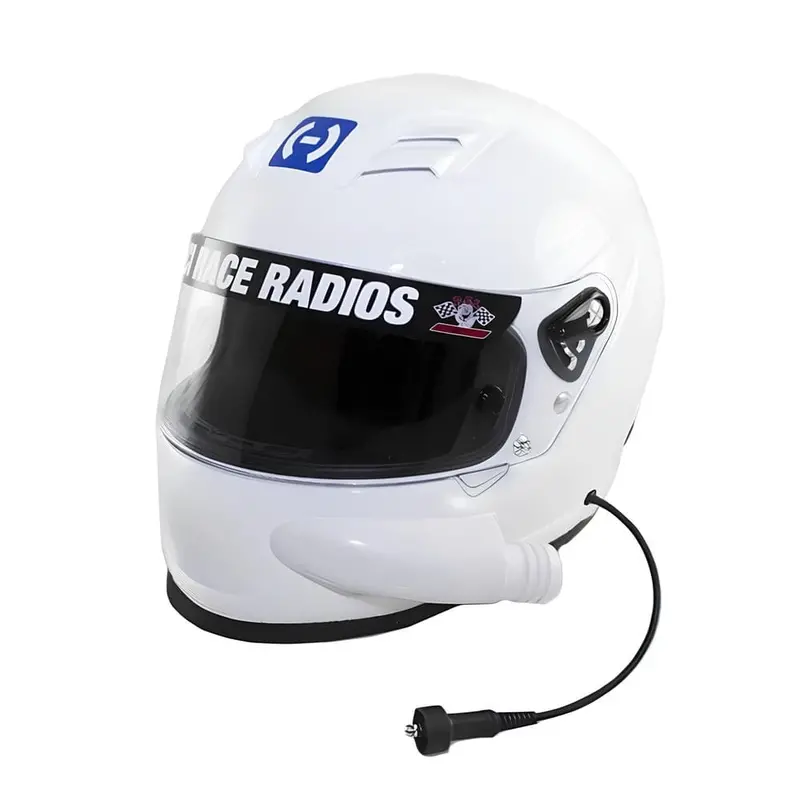 Pci Race Radios Elite Wired Hjc H10 Sa2020 Helmet W/ Raceair 2