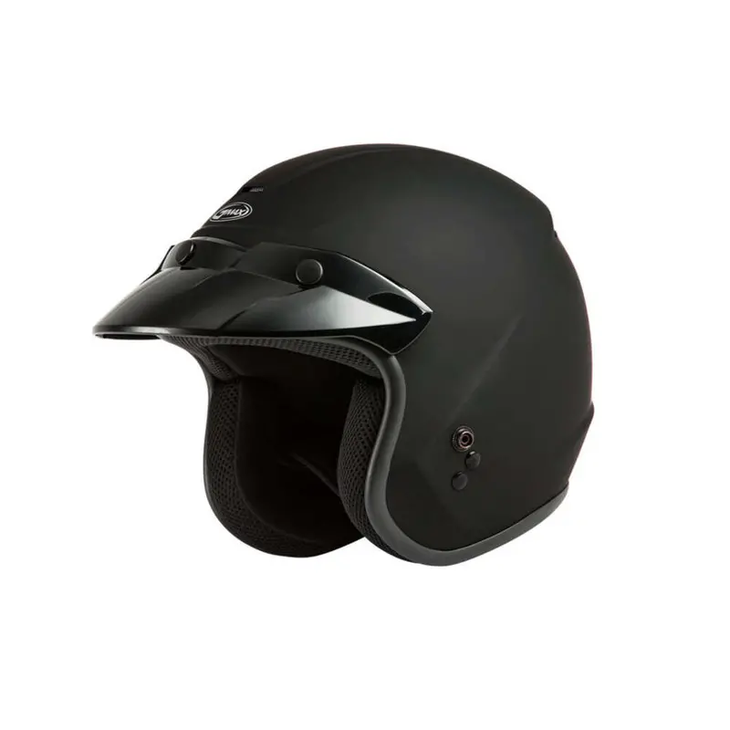 Pci Race Radios Gmax Of-2 Open Face Dot Helmet 1