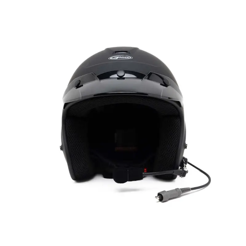 Pci Race Radios Gmax Of-2 Open Face Dot Helmet 4