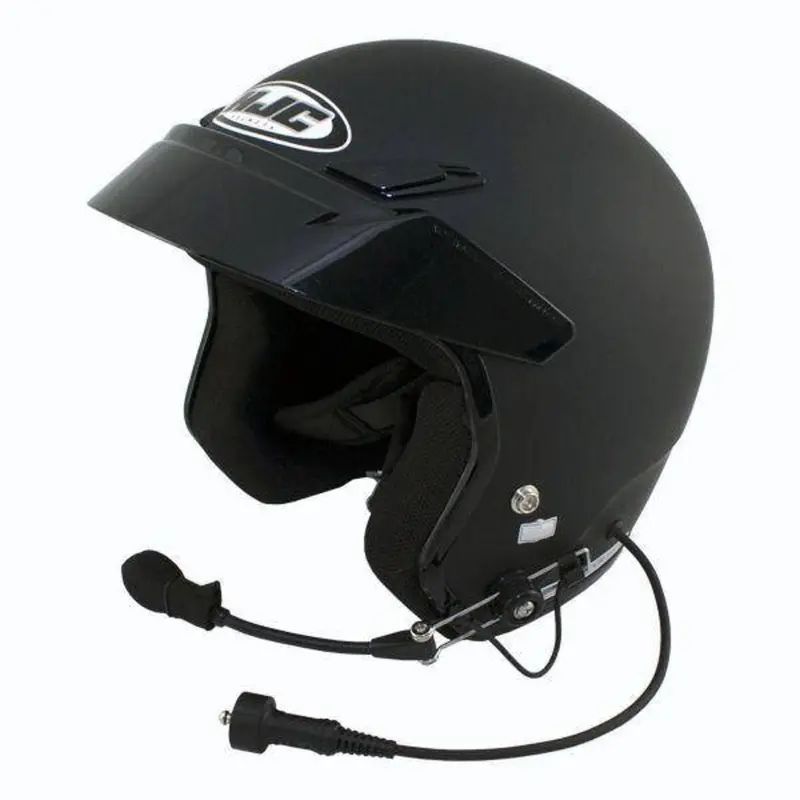 Pci Race Radios Hjc Cs-5N Open Face Dot Helmet 1