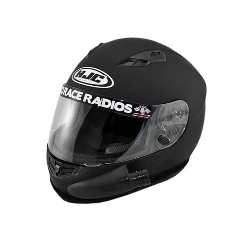 Pci Race Radios Hjc Cs-R3 Dot X-Small Black Helmet 4