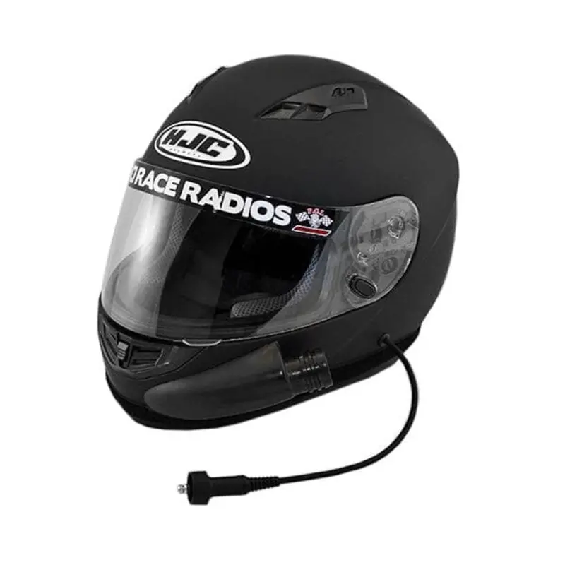 Pci Race Radios Hjc Cs-R3 Dot X-Small Black Helmet 5