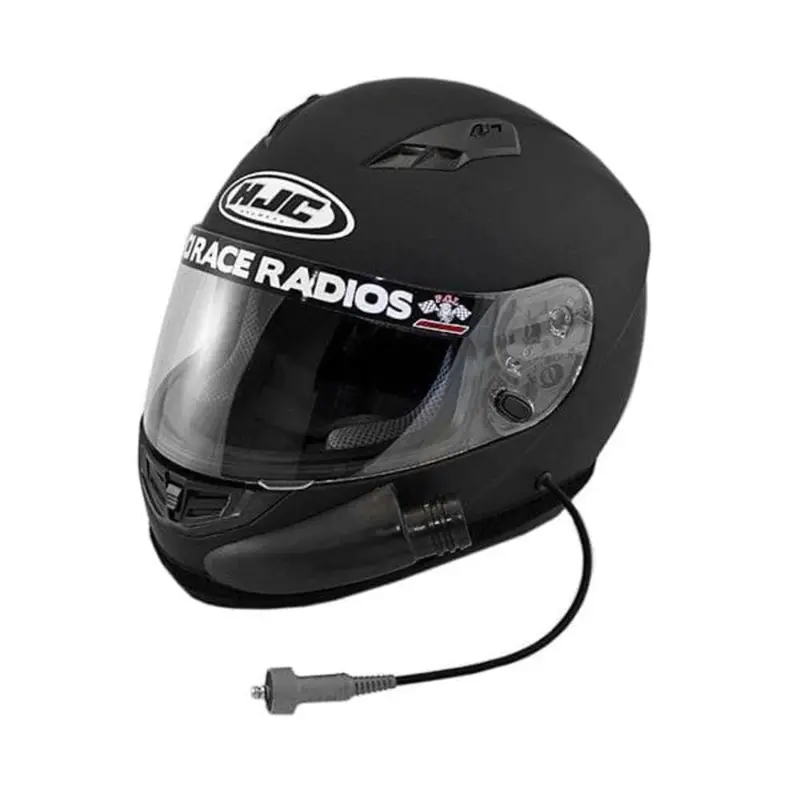 Pci Race Radios Hjc Cs-R3 Dot X-Small Black Helmet 6