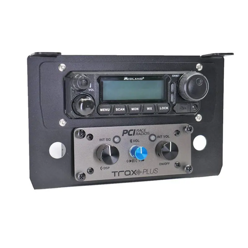 Pci Race Radios Polaris Rzr Twist Lock Open Box Replacement Radio & Intercom Bracket 3