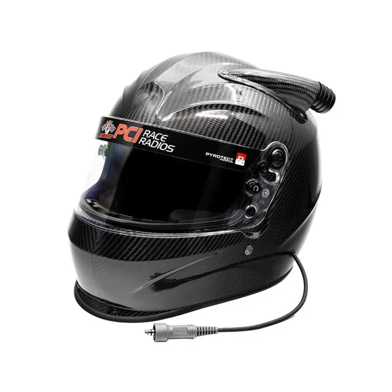 Pci Race Radios Pyrotect Carbon Fiber Sportmax Dot Midair Helmet 1