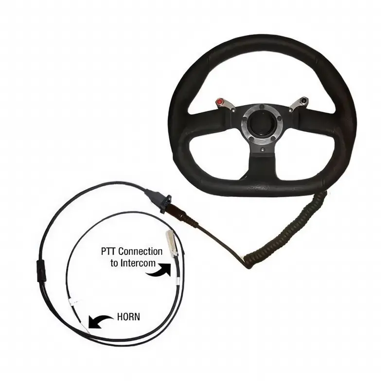 Pci Race Radios Quick Disconnect Steering Wheel Assembly W/ Two Nexus Ptt 1