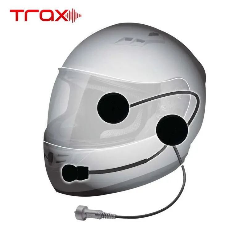 Pci Race Radios Trax Stereo Helmet Wiring Kit W/ G2 Speakers 1