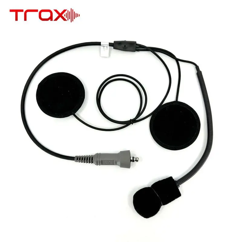 Pci Race Radios Trax Stereo Helmet Wiring Kit W/ G2 Speakers 2