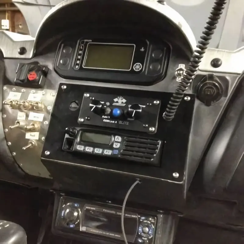 Pci Race Radios Universal Panel Mount Radio & Intercom Bracket 2