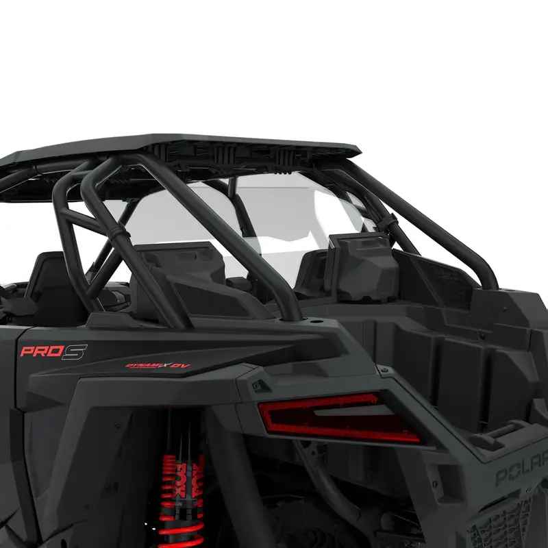 Polaris 4-Seat 25+ Pro Xp/Pro S Lock & Ride Polycarbonate Clear Rear Panel 2