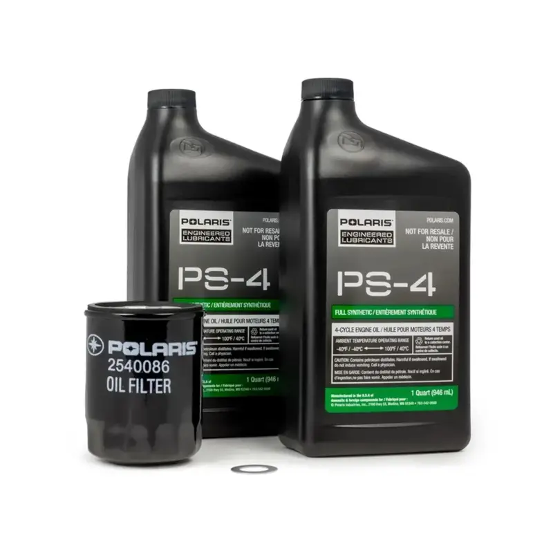 Polaris Full Synthetic Oil Change Kit - 2 Quarts Of Ps-4 Engine Oil & 1 Oil Filter 1