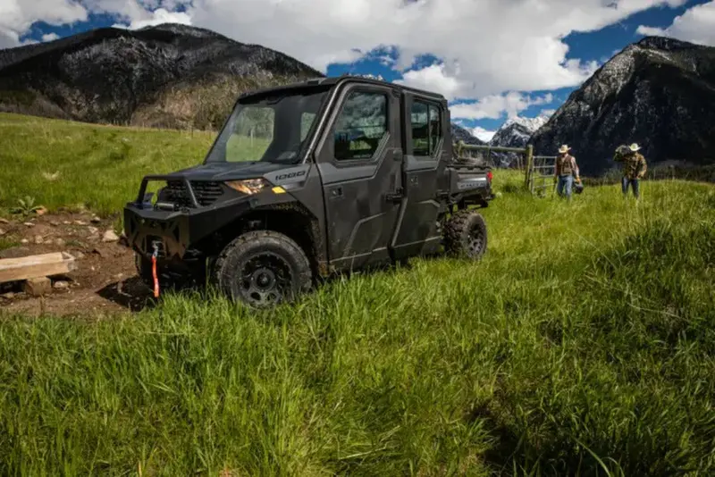 Polaris General Xp 4 1000 Lock & Ride Full Windshield - Glass 2