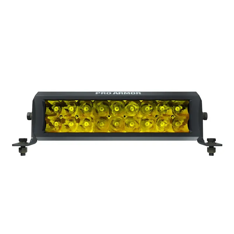 Polaris Pro Armor 11" Dual Row Led Spot Light Bar - Amber Lens 1