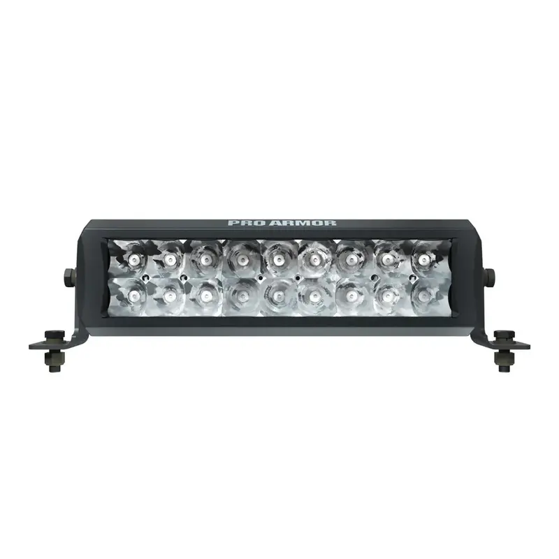Polaris Pro Armor 11" Dual Row Led Spot Light Bar - White Lens 1