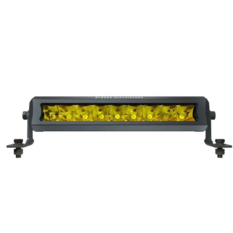 Polaris Pro Armor 11" Single-Row Led Spot Light Bar - Amber 1