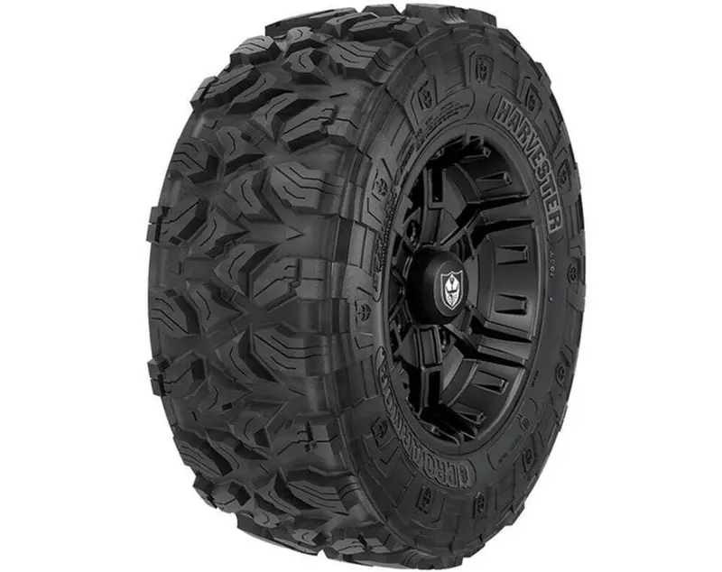 Polaris Pro Armor 4202 & Harvester 27" X 10" R14 Wheel & Tire Set - Matte Black 1
