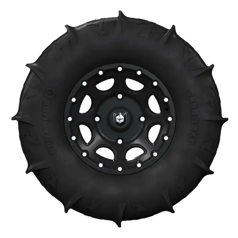 Polaris Pro Armor 4204 & Sand 12Xt 30" R14 Wheel & Tire Set - Matte Black 2