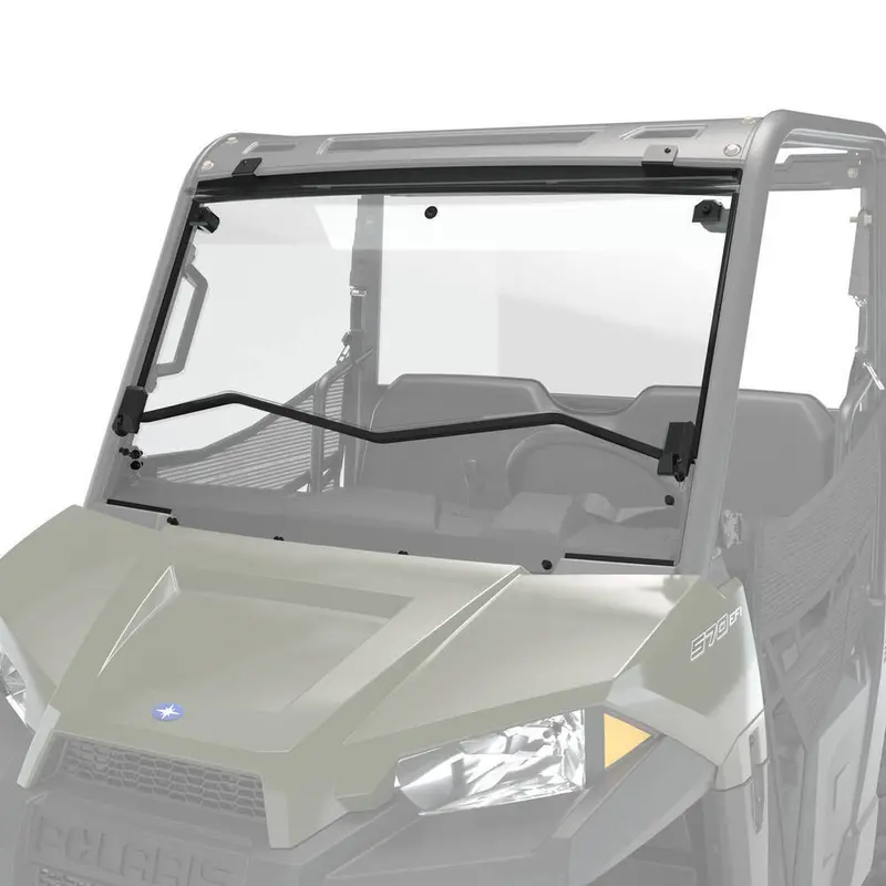Polaris Ranger 500/570 Polycarbonate Flip-Down Full Wxindshield - Clear 1