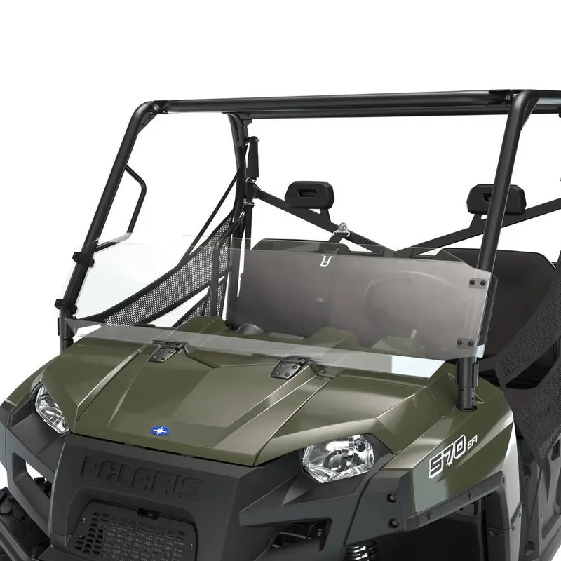 Polaris Ranger 570/800 Lock & Ride Half Windshield - Poly 2
