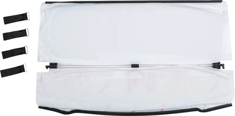Polaris Ranger 900 Open Trail Folding Windshield - 63-5123 1