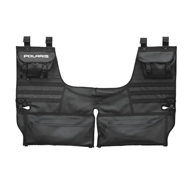 Polaris Ranger Crew 4 Pockets Rear Seat Canvas Storage System 1