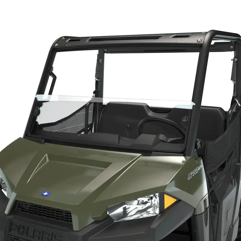 Polaris Ranger Lock & Ride Half Windshield - Poly 2