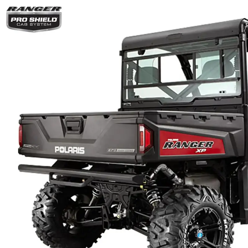 Polaris Ranger Lock & Ride Rear Panel - Sliding Glass 2