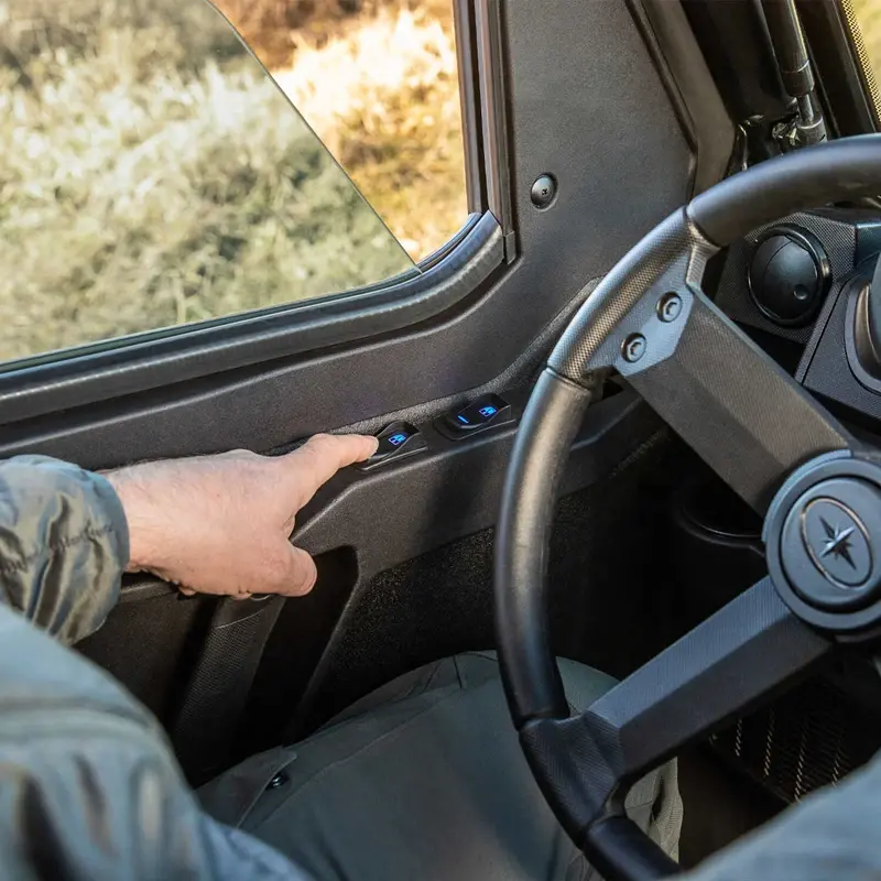 Polaris Ranger Power Window Doors - Poly 1