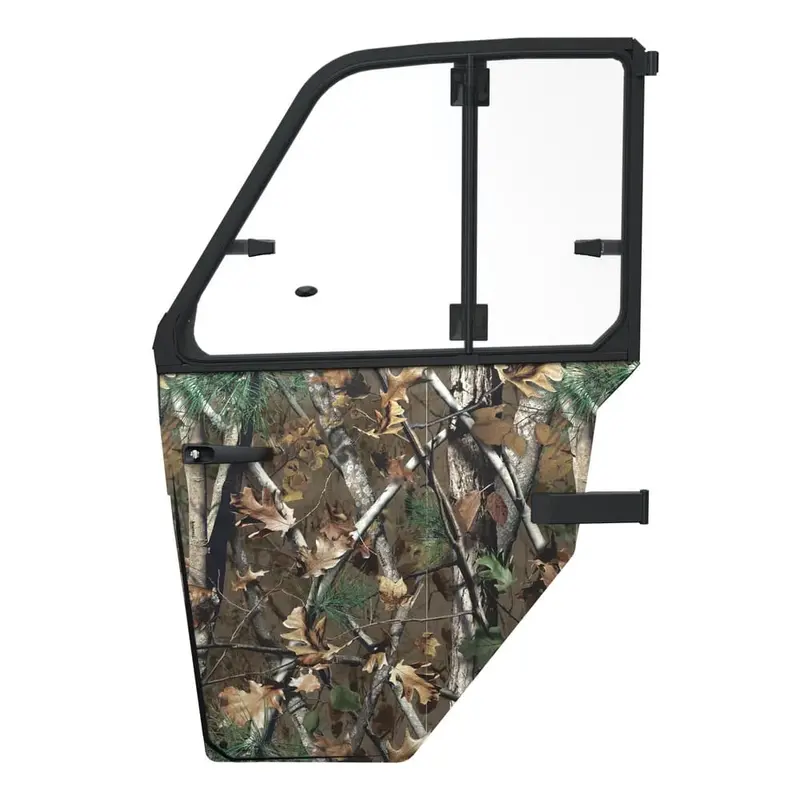 Polaris Ranger Pro Shield Front Hinged Hunter Doors - Poly Pursuit Camo - Set Of 2 1
