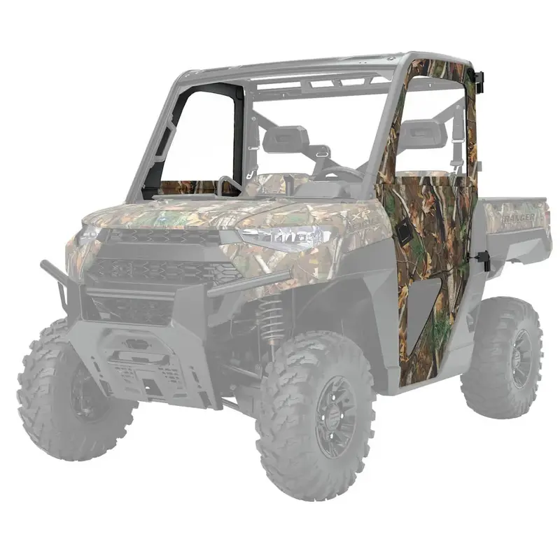 Polaris Ranger Xp 1000/Crew Front Canvas Zip Window Doors 2