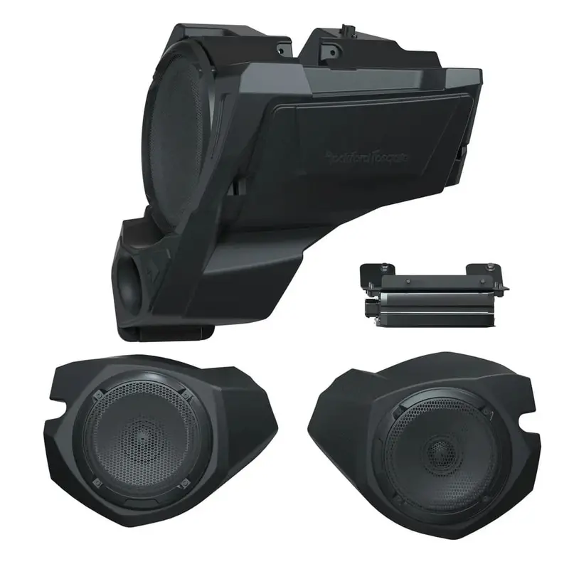 Polaris Rzr Audio Kit By Rockford Fosgate Ride Command - Stage 2 1