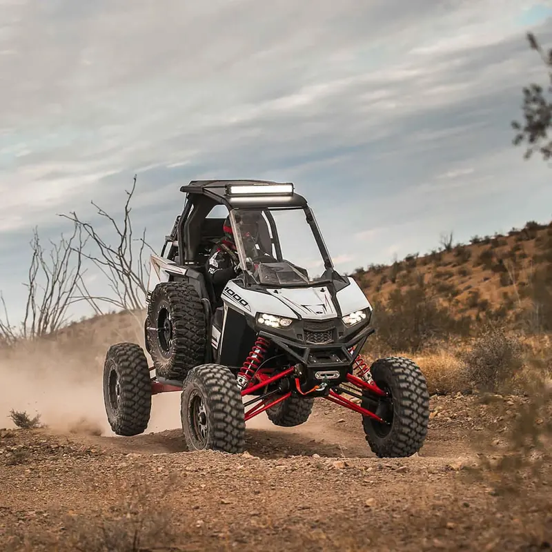 Polaris Rzr Lock & Ride Full Windshield - Hard Coat Poly 2