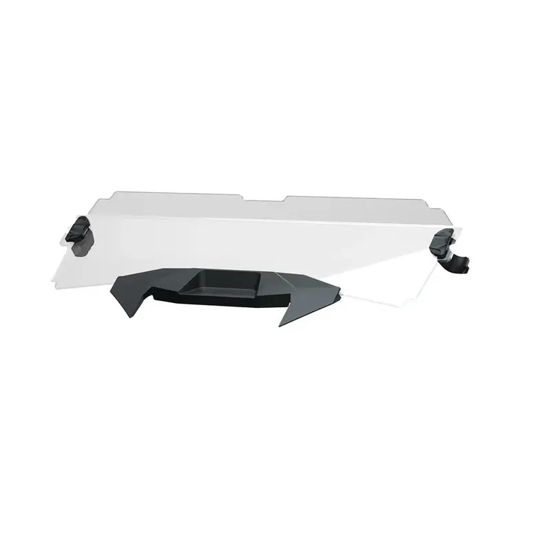 Polaris Rzr Lock & Ride Mid Half Windshield - Hard Coat Poly 1