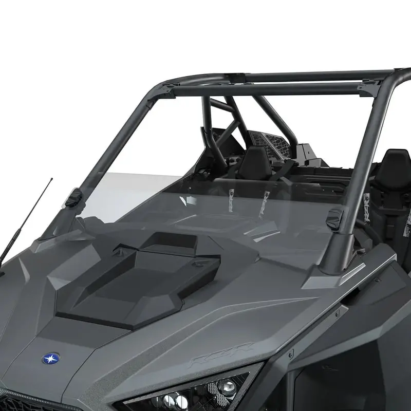 Polaris Rzr Lock & Ride Mid Half Windshield - Hard Coat Poly 2