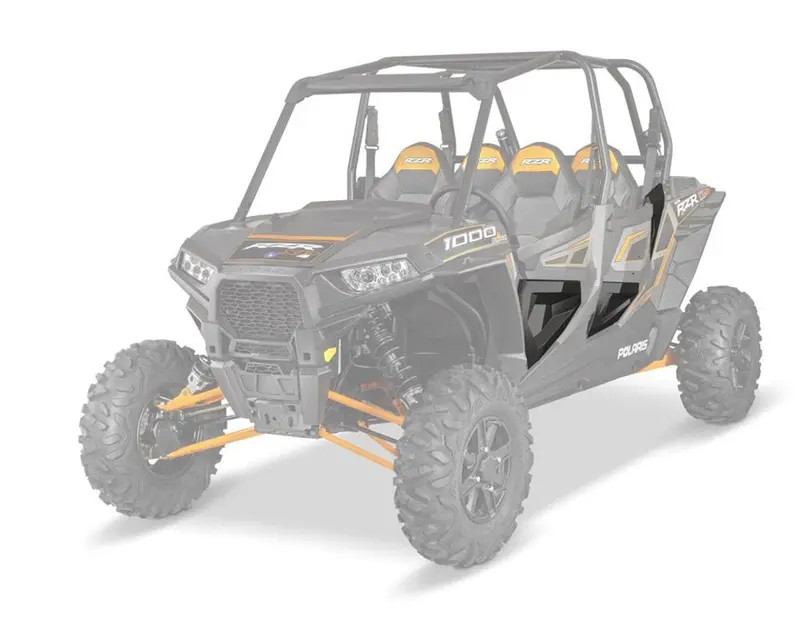 Polaris Rzr Lower Front & Rear Plastic Door Inserts - Set Of 4 1