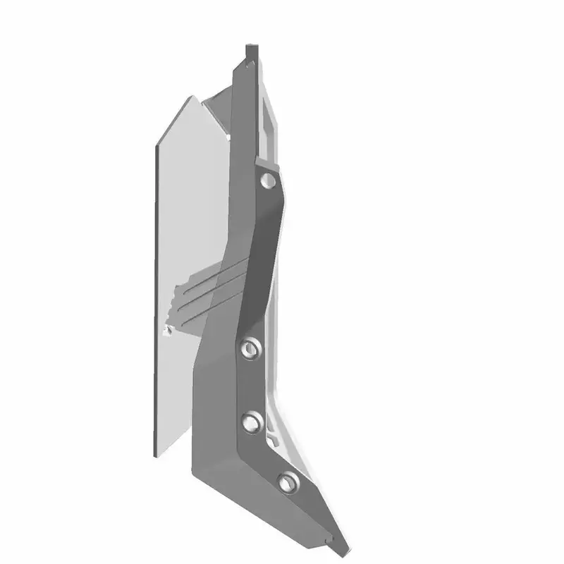 Polaris Rzr Pro R Grill Hood Right Hand - Black 1