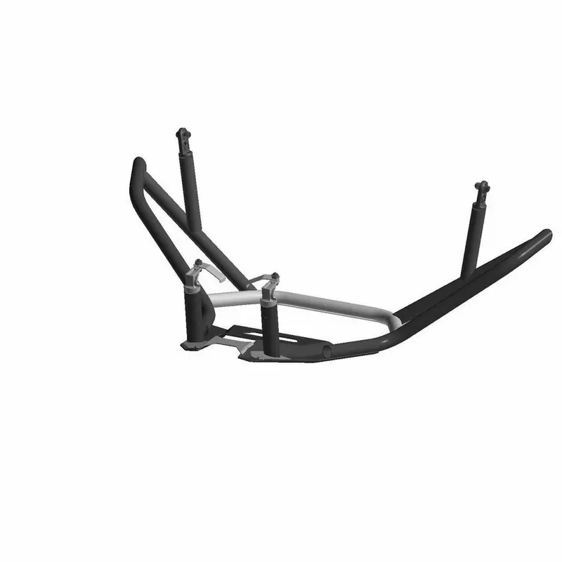 Polaris Rzr Pro Xp Matte Black High Coverage Rear Bumper 2