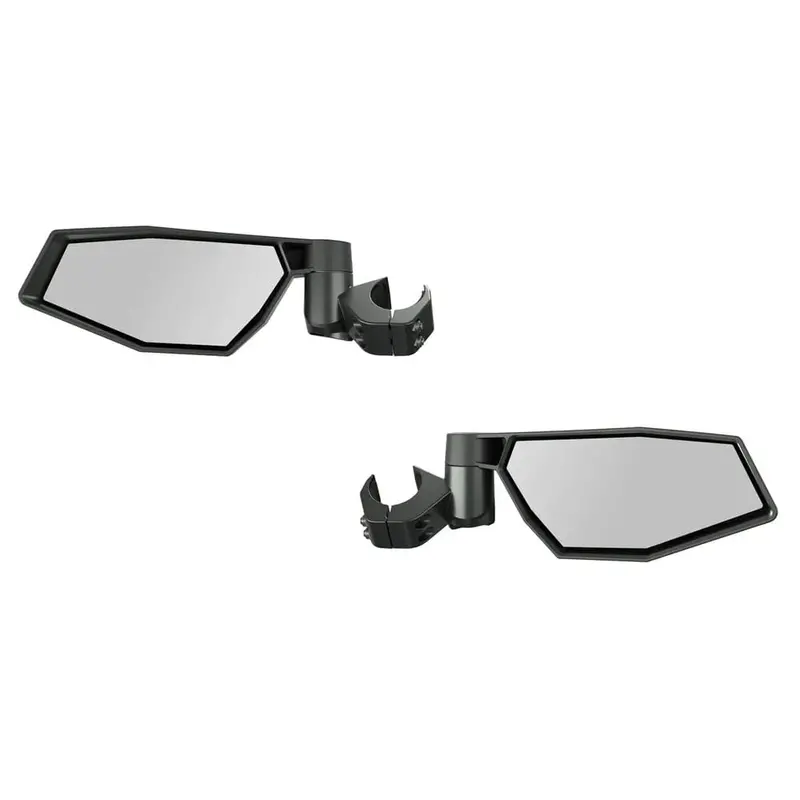 Polaris Rzr Side View Adjustable Folding Mirrors For Rops Mounted - Set Of 2 1
